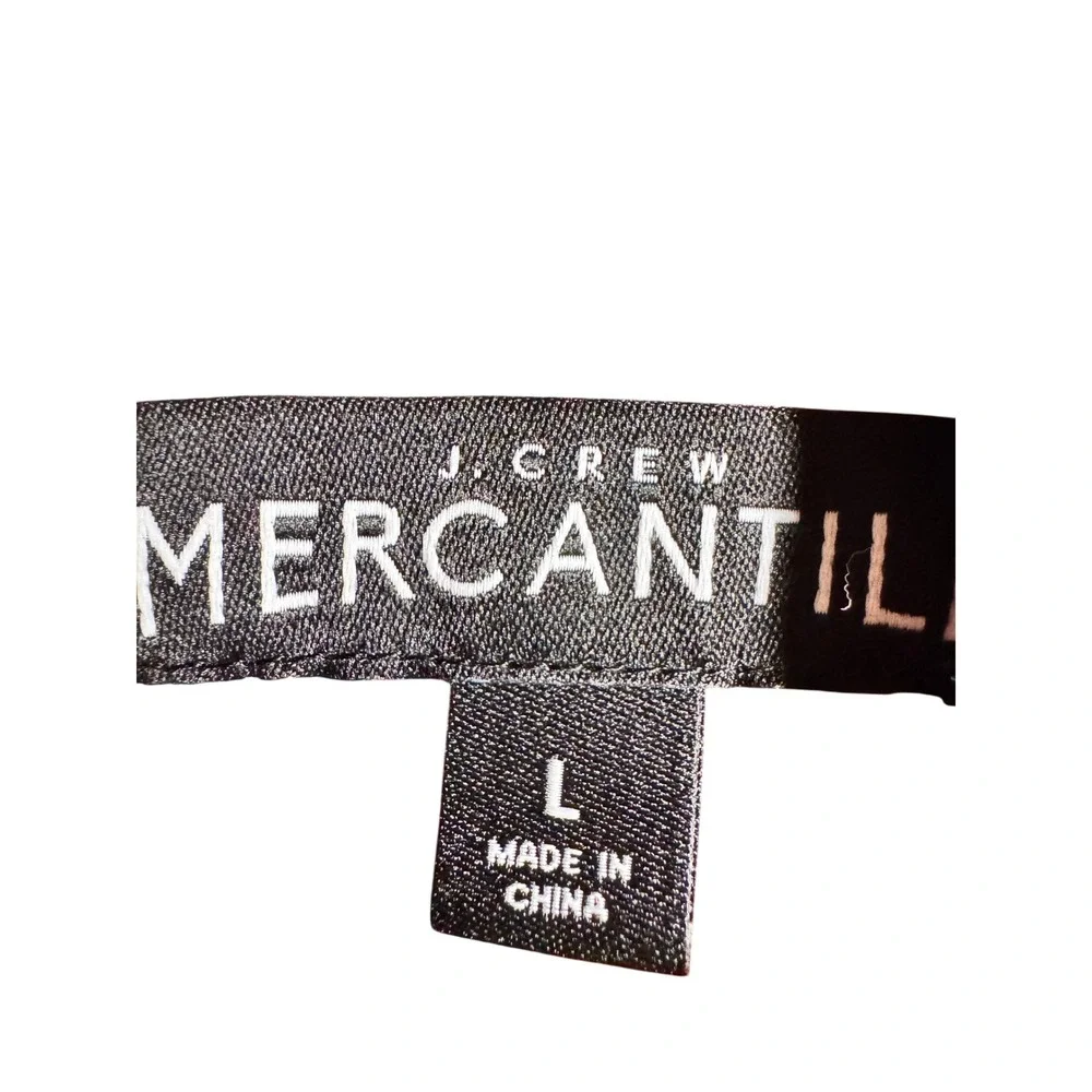 J Crew Mercantile Burnt Orange Marled‎ Crew Neck Sweater Mens Size L wool blend